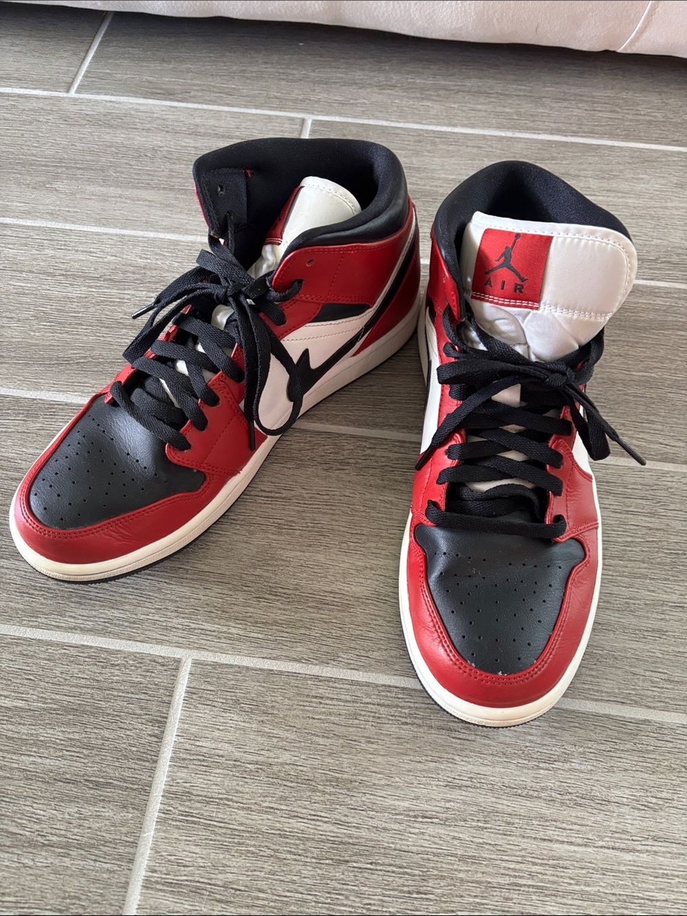 Air Jordan 1 med PS Gym black/Red/White